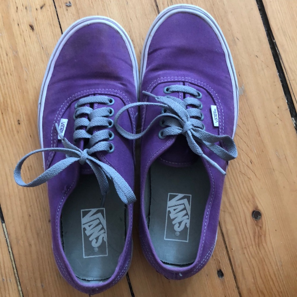 Vans Authentic Purple and Gray